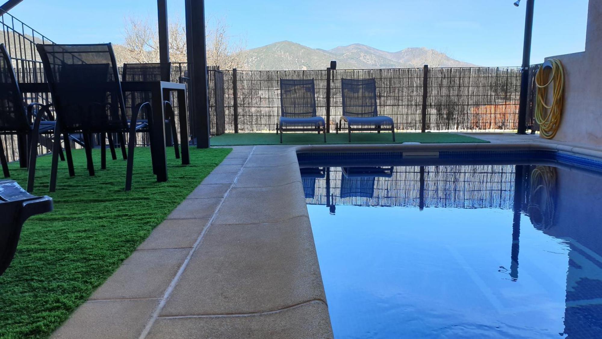 Casa Con Piscina En Parque Nacional De Cabaneros Navas de Estena Exteriör bild