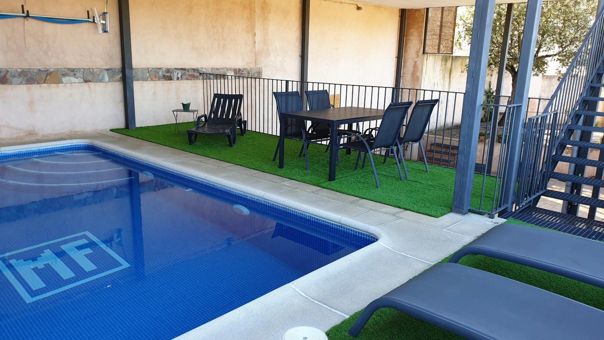 Casa Con Piscina En Parque Nacional De Cabaneros Navas de Estena Exteriör bild