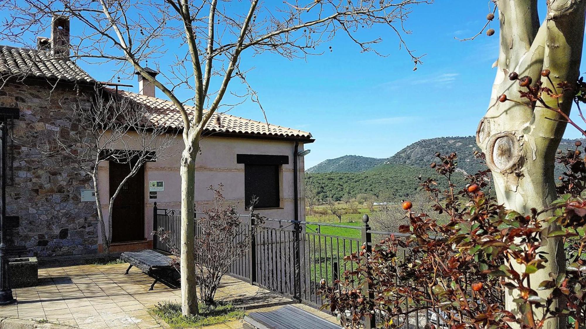 Casa Con Piscina En Parque Nacional De Cabaneros Navas de Estena Exteriör bild