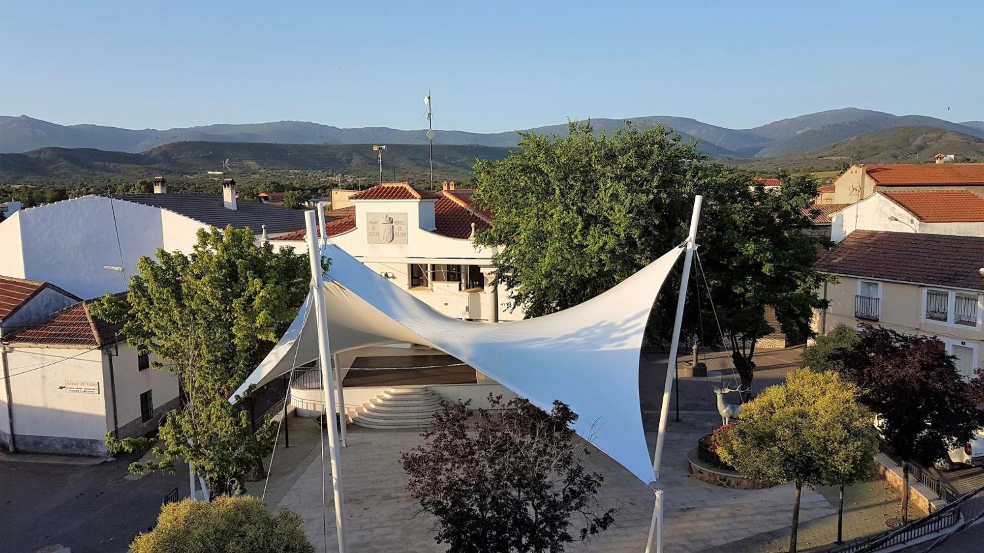 Casa Con Piscina En Parque Nacional De Cabaneros Navas de Estena Exteriör bild